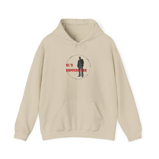 DL's Dapper Barber Hoodie — Men's Barber Shop Silhouette Sweatshirt
