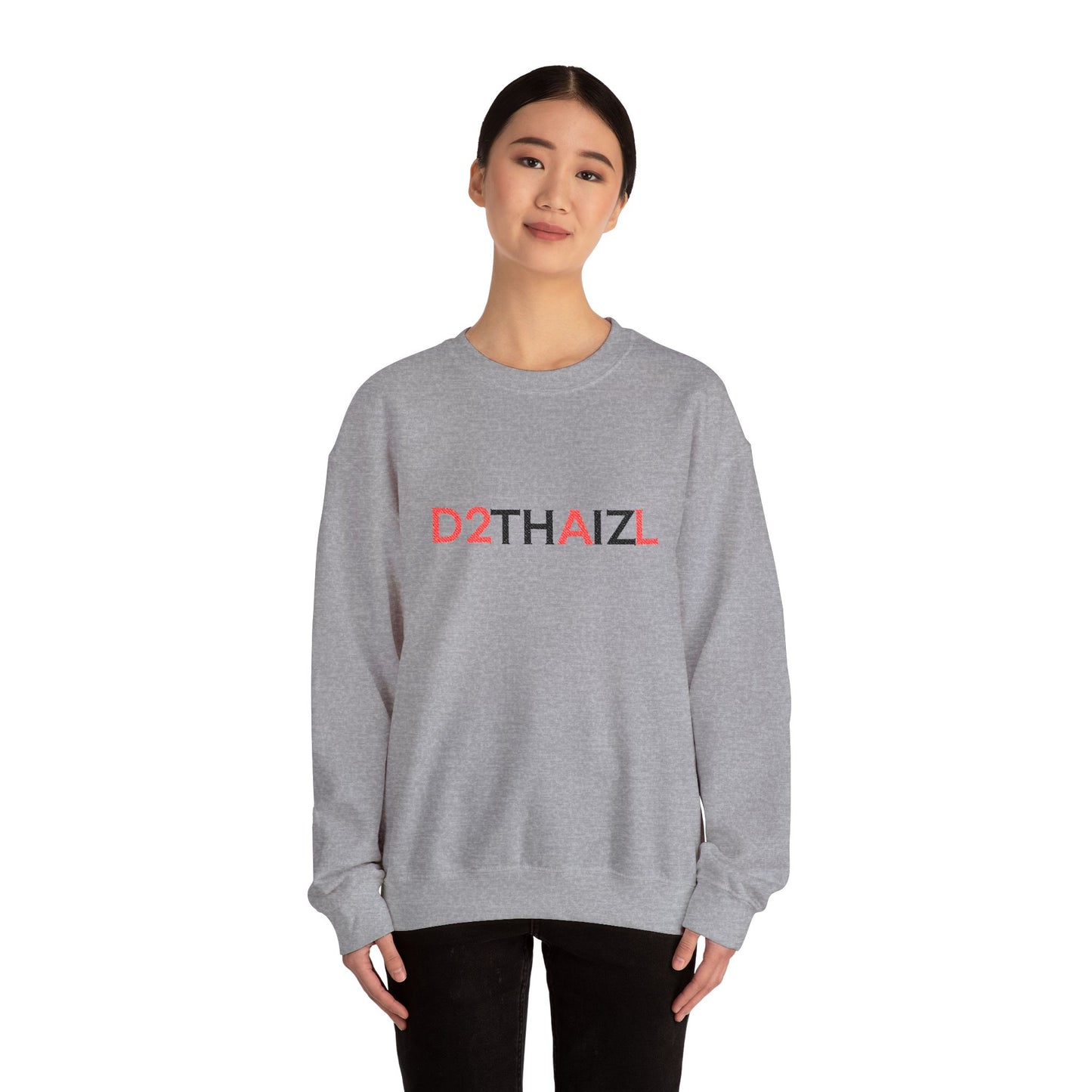 D2THAIZI Unisex Heavy Blend Sweatshirt, Cozy Crewneck Sweatshirt, Gift for Him/Her, Casual Fashion, Everyday Wear, Trendy Sweatshirt