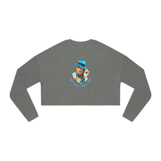 Blessed and Bossed Up Cropped Sweatshirt