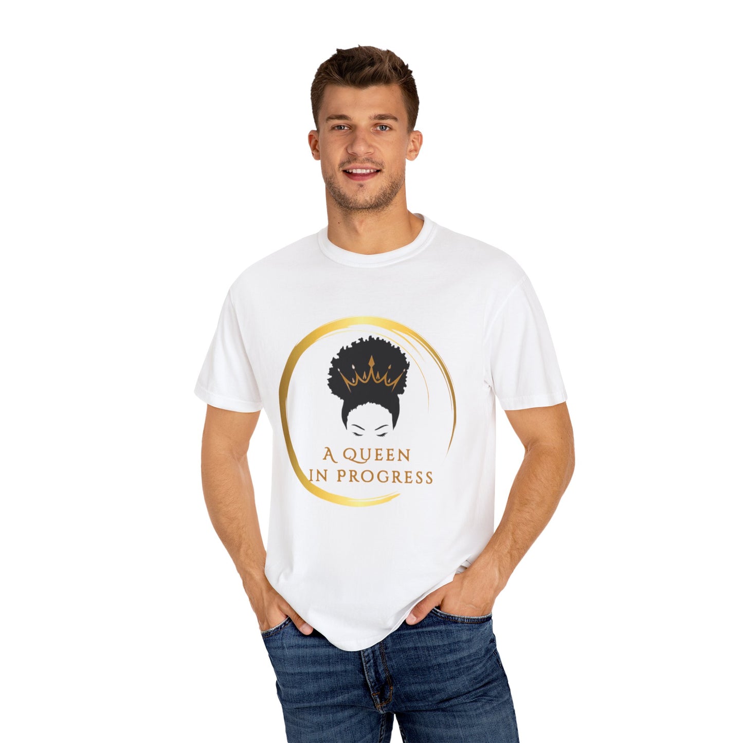 Empowering Queen T-Shirt - Celebrate Progress, Unisex Fit, Perfect for Everyday Wear, Birthday Gifts, Women's Empowerment