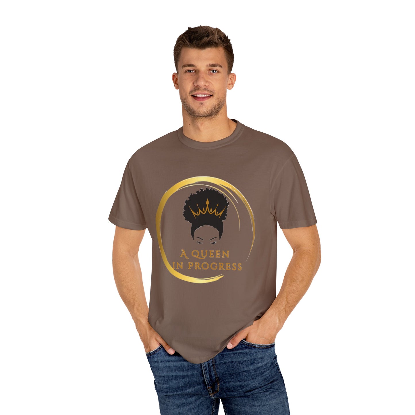 Empowering Queen T-Shirt - Celebrate Progress, Unisex Fit, Perfect for Everyday Wear, Birthday Gifts, Women's Empowerment