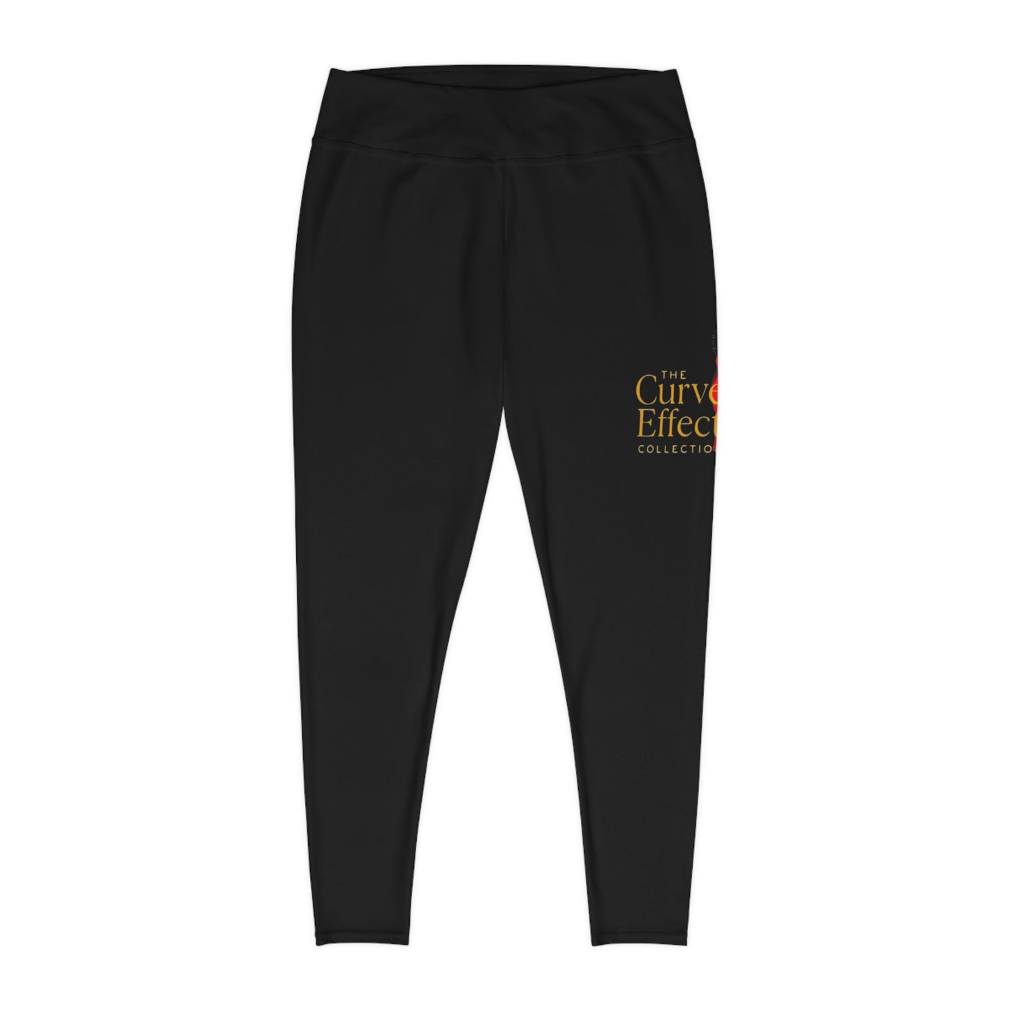 The Curve Effect Swag Shop Stylish Plus Size Leggings (AOP) for Comfort and Confidence | Curvy Fashion, Casual Wear, Exercise, Everyday Style, Gift Idea