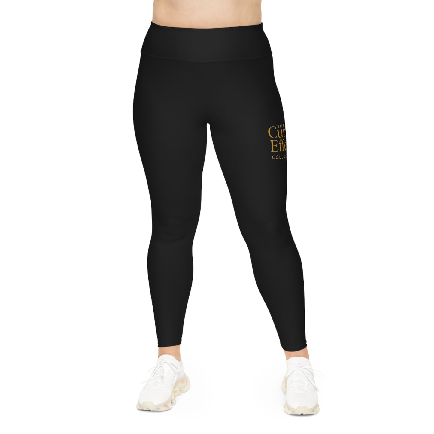 The Curve Effect Swag Shop Stylish Plus Size Leggings (AOP) for Comfort and Confidence | Curvy Fashion, Casual Wear, Exercise, Everyday Style, Gift Idea