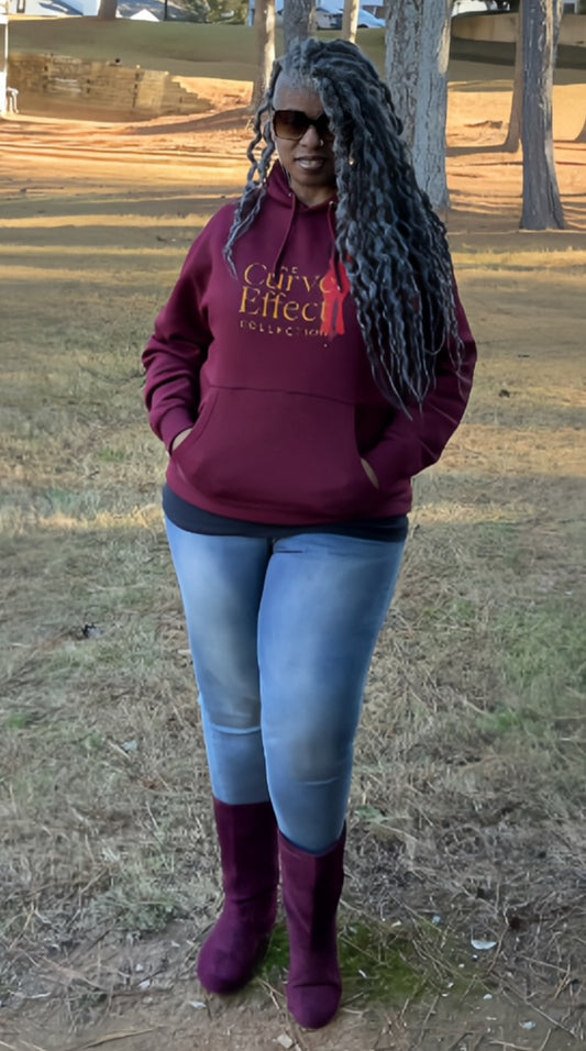 The Curve Effect Collection Fleece Hoodie