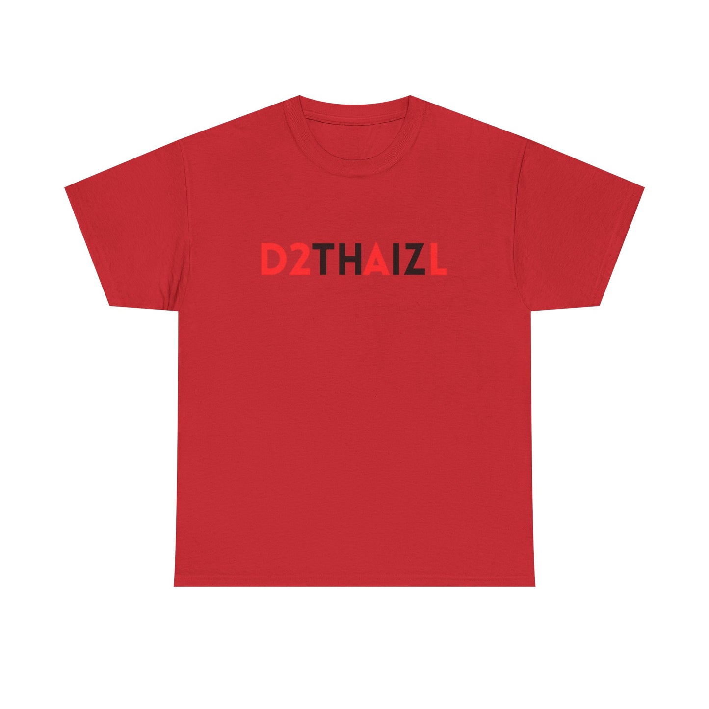 D2THAIZL Minimal Logo Tee — Graphic Logo White T-Shirt