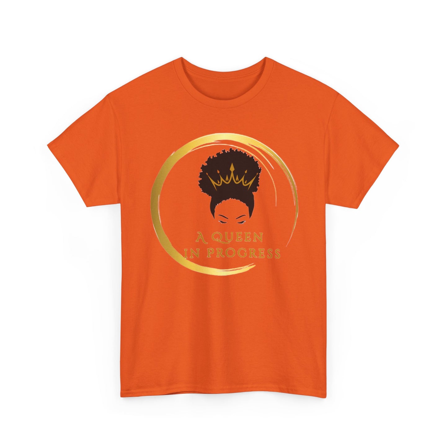 Empowering Queen Tee - A Queen in Progress, Inspirational Shirt, Gift for Her, Motivational Apparel, Birthday Gift, Self-Love Fashion