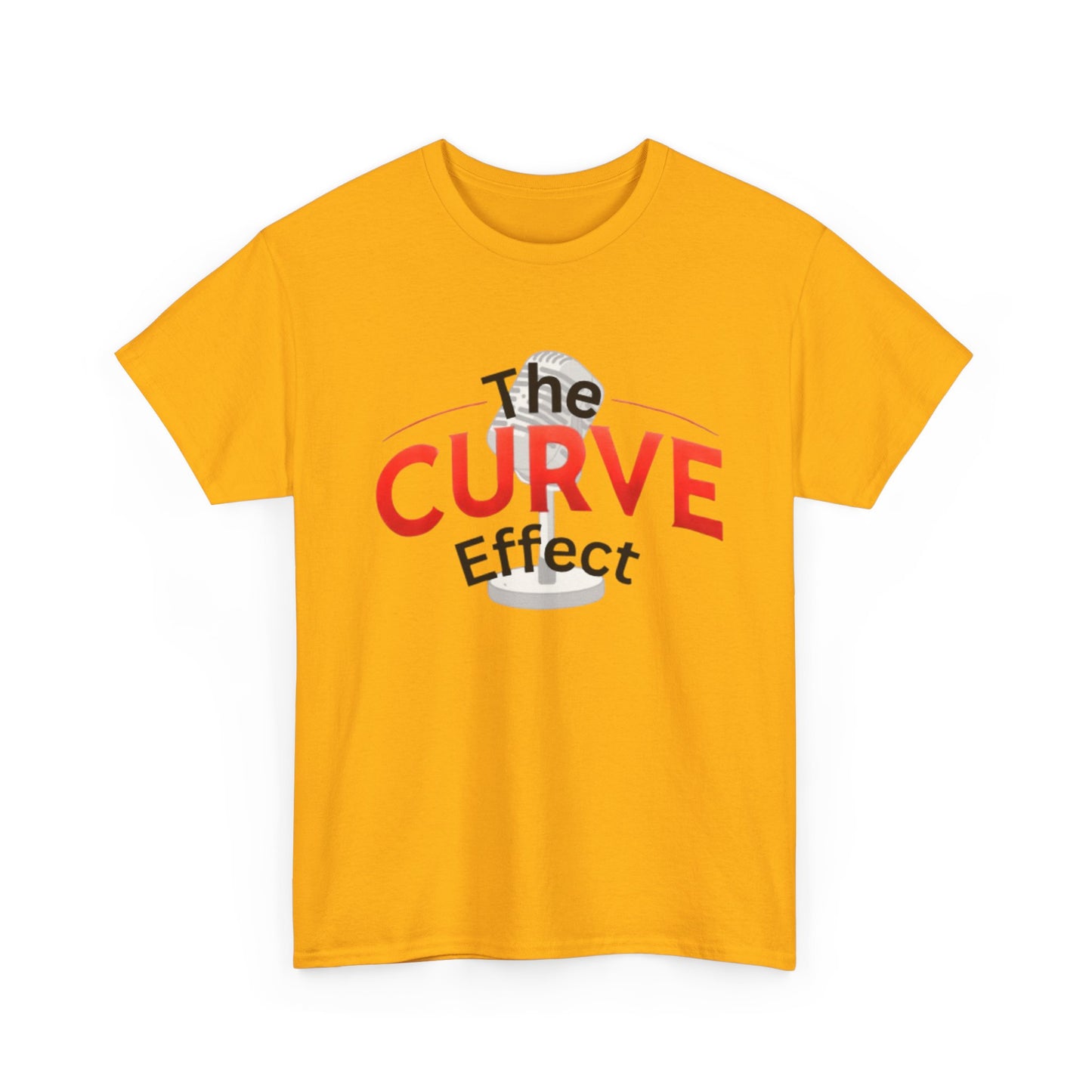 The Curve Effect Unisex Tee | Fun Graphic Shirt | Casual Wear, Gift for Friends, Music Lovers, Unique Style, Everyday Comfort