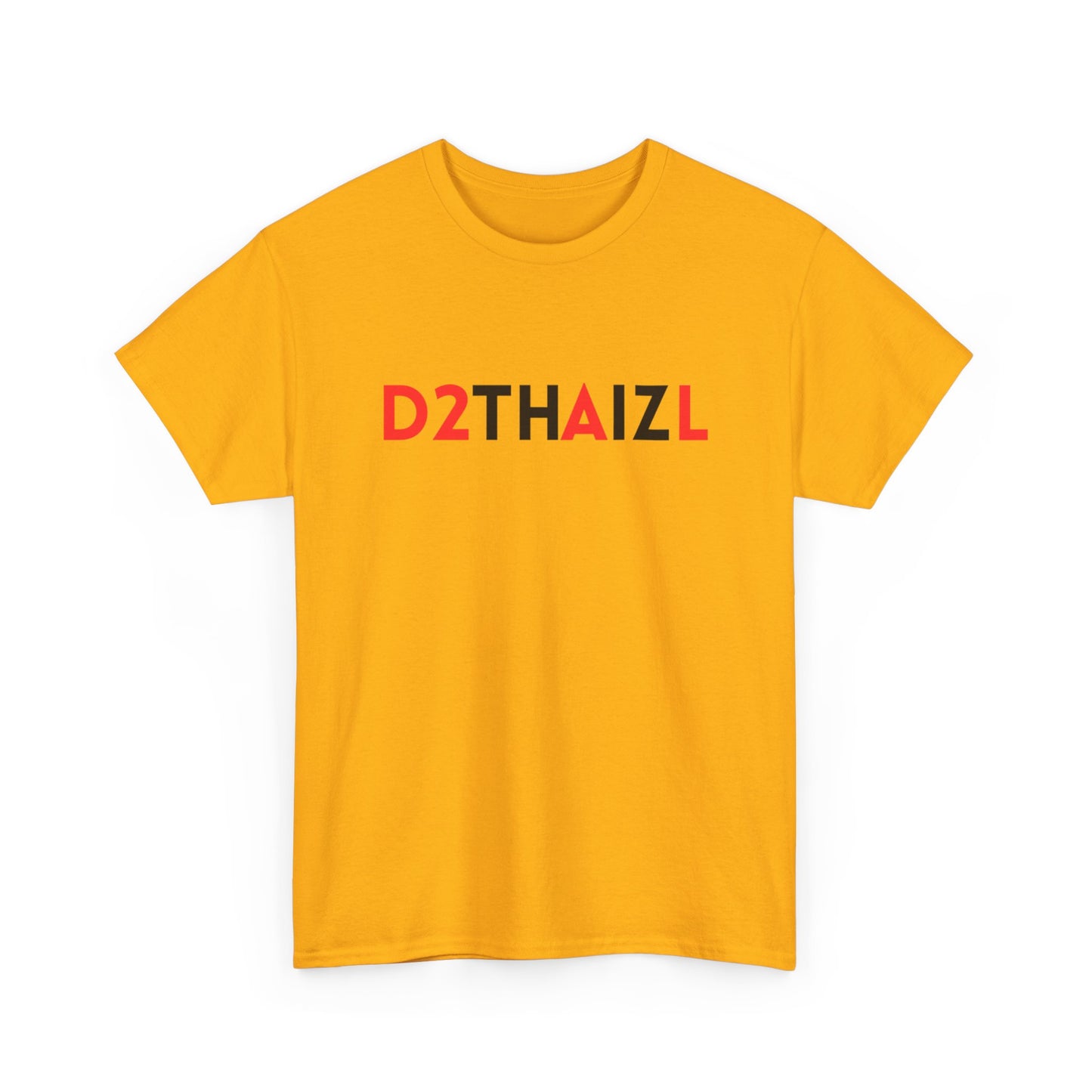 D2THAIZL Minimal Logo Tee — Graphic Logo White T-Shirt