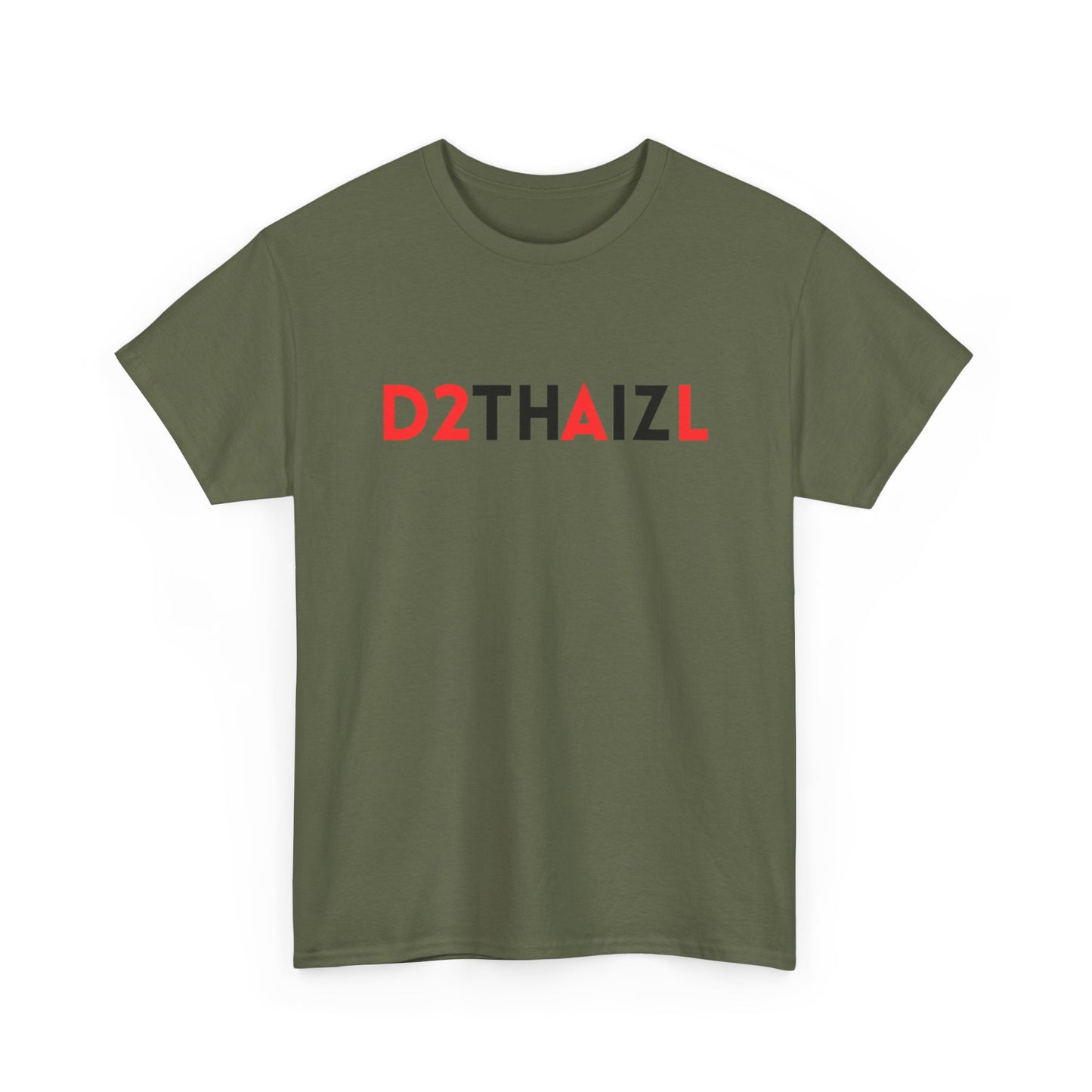 D2THAIZL Minimal Logo Tee — Graphic Logo White T-Shirt