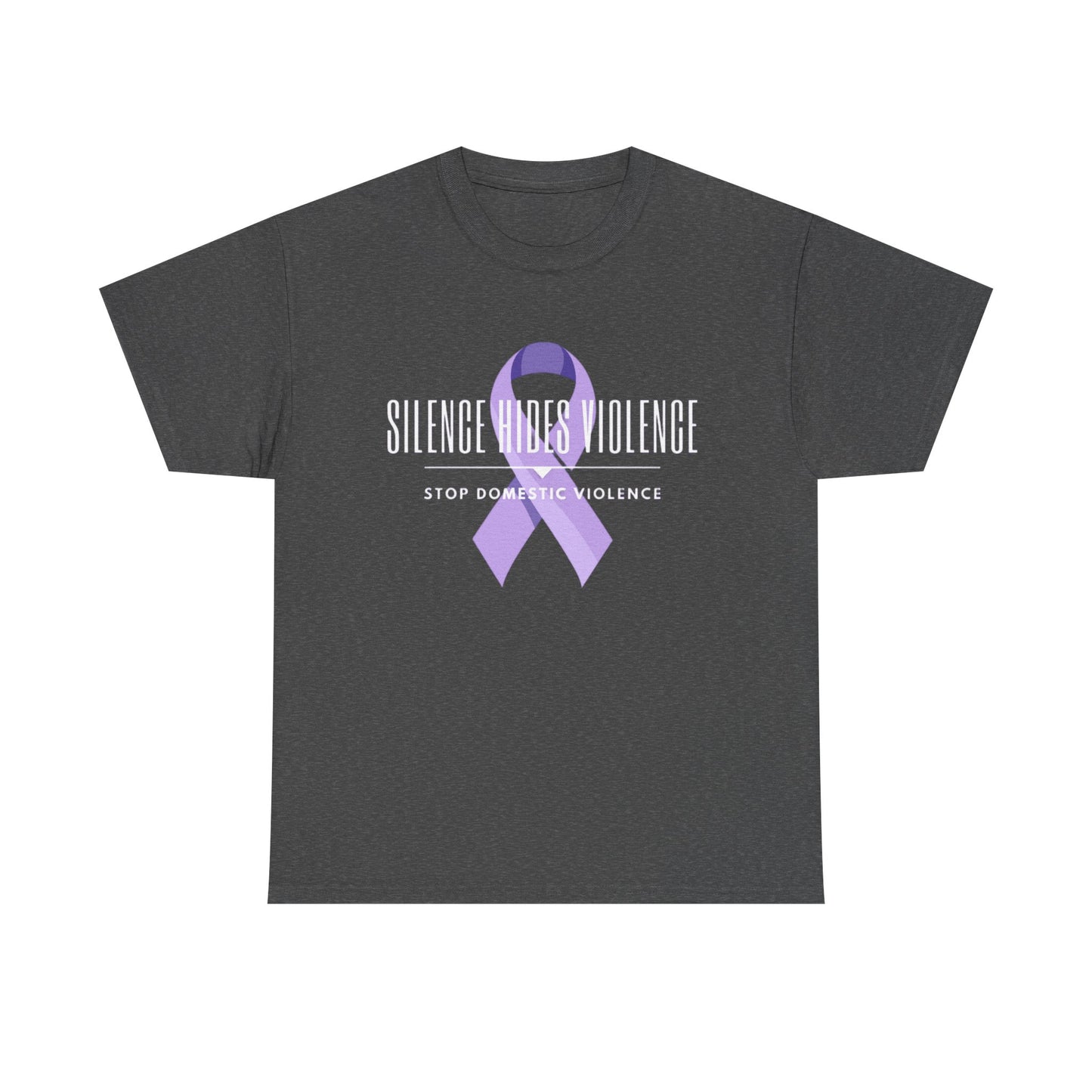 Awareness Ribbon Tee, Purple Ribbon Shirt, Supportive Cotton Top, Gift for Loved Ones, Unisex Casual Wear, Fundraiser Shirt
