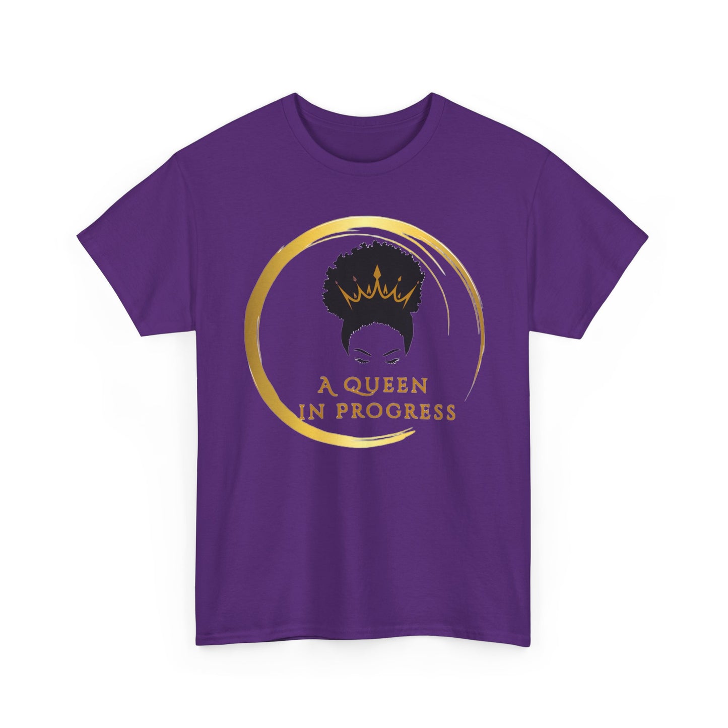 Empowering Queen Tee - A Queen in Progress, Inspirational Shirt, Gift for Her, Motivational Apparel, Birthday Gift, Self-Love Fashion