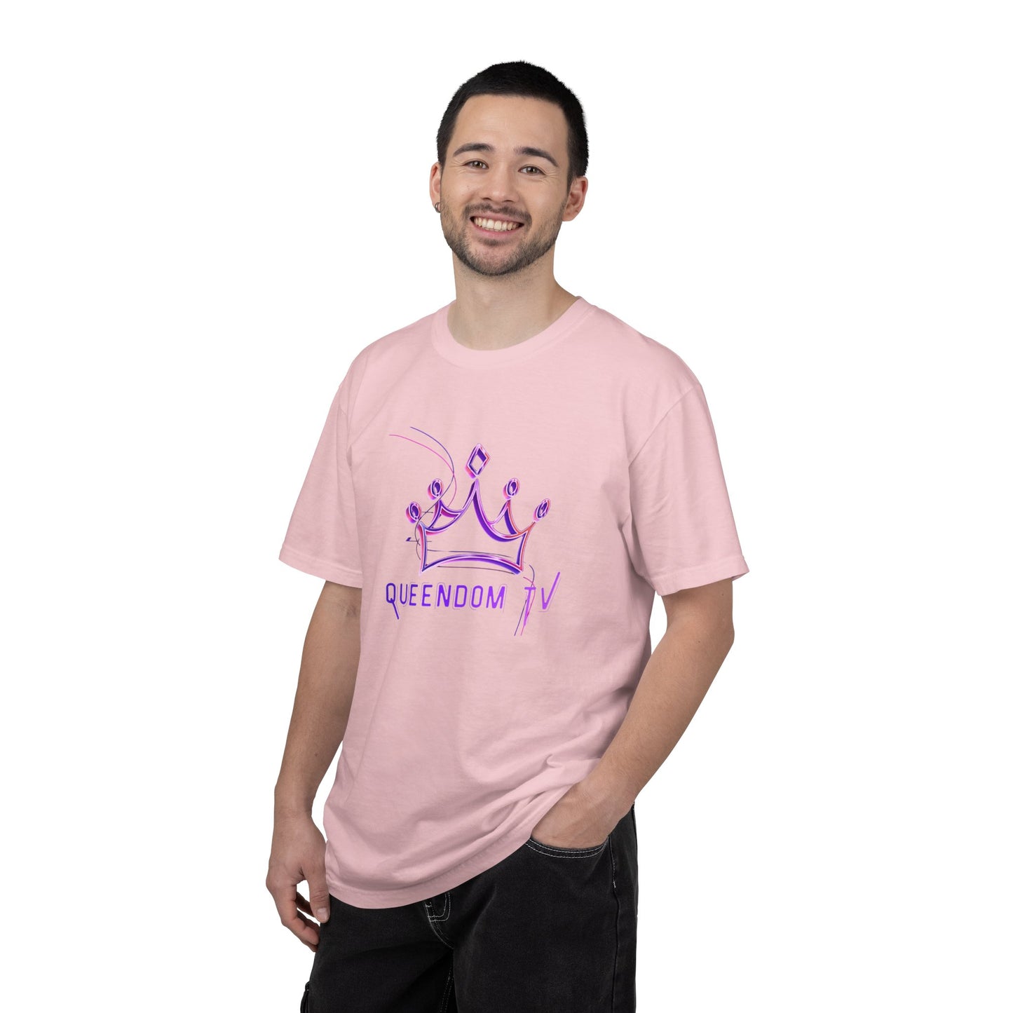 Queendom TV Crown T-Shirt — Feminine Purple Crown Graphic Tee