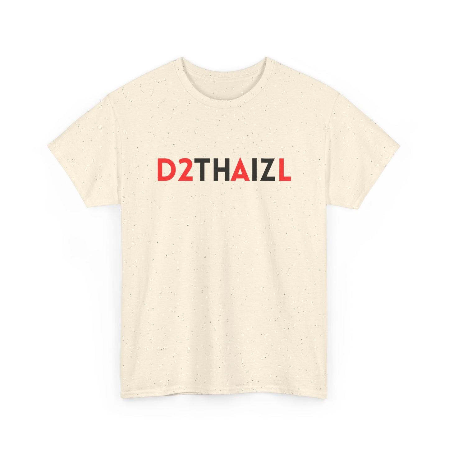 D2THAIZL Minimal Logo Tee — Graphic Logo White T-Shirt