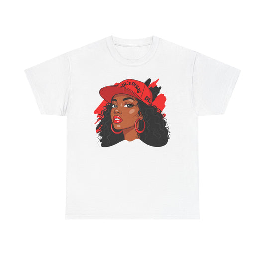 DL Divas - Unisex Heavy Cotton Shirt, Streetwear, Graphic Tee, Casual Wear, Trendy Outfit, Gift for Her, Summer Fashion