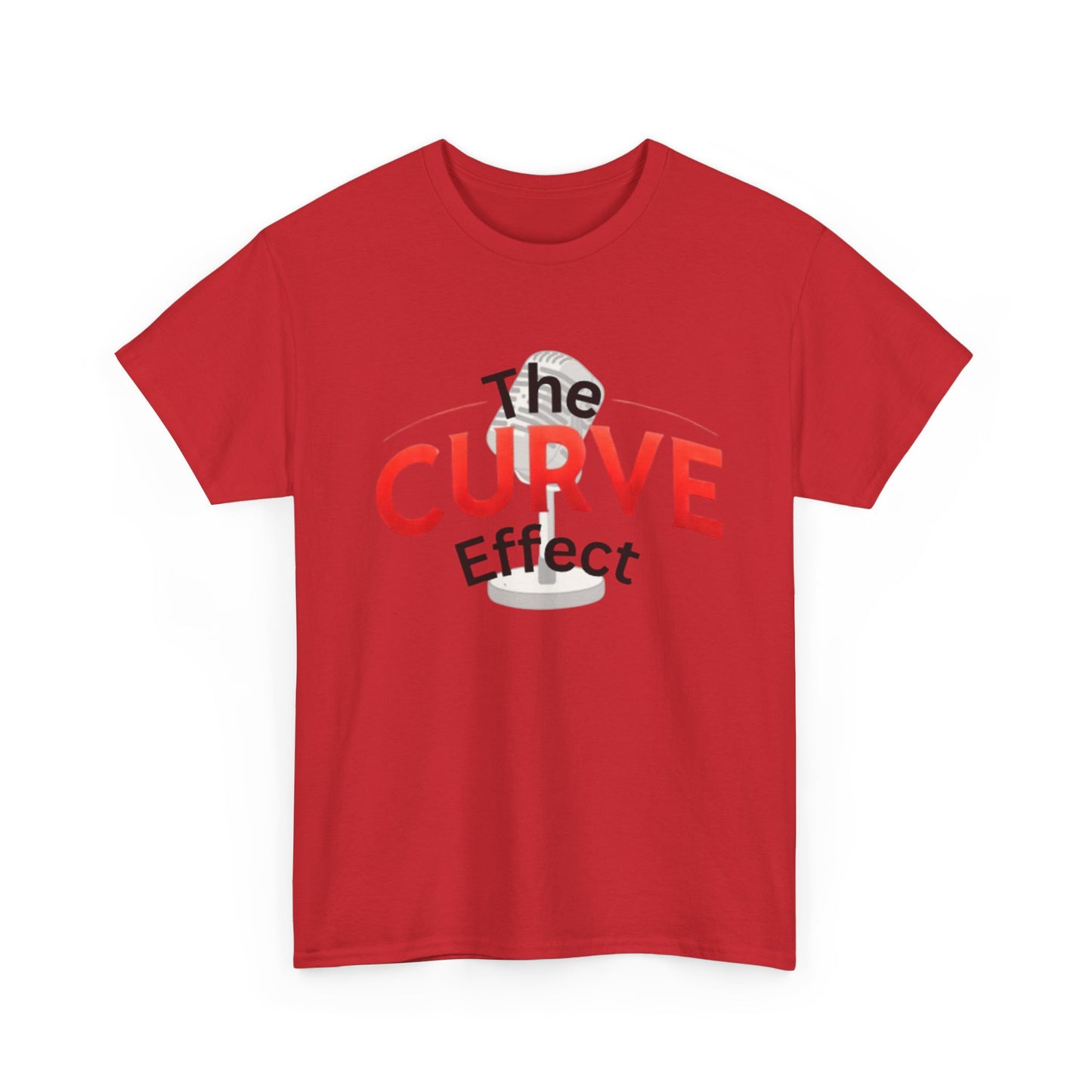 The Curve Effect Unisex Tee | Fun Graphic Shirt | Casual Wear, Gift for Friends, Music Lovers, Unique Style, Everyday Comfort