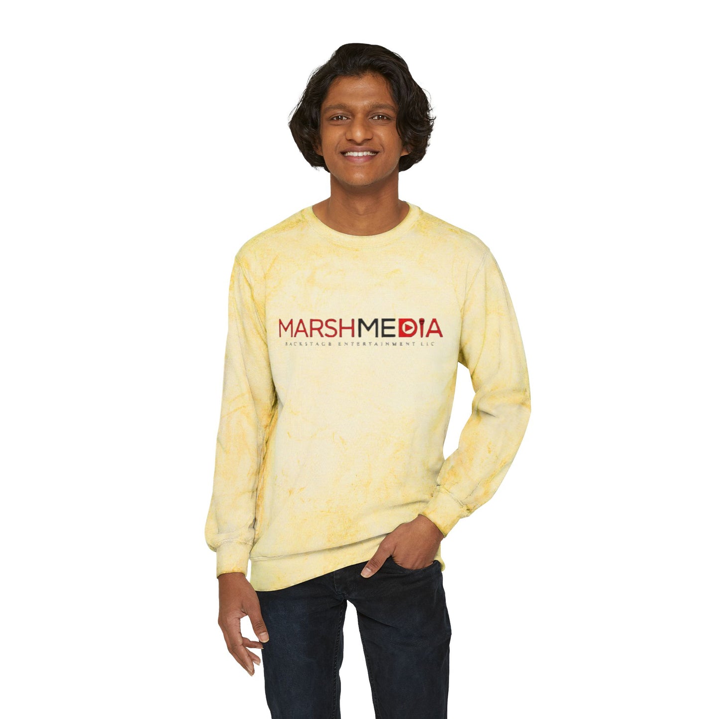 MarshMedia Tie-Dye Crewneck Sweatshirt