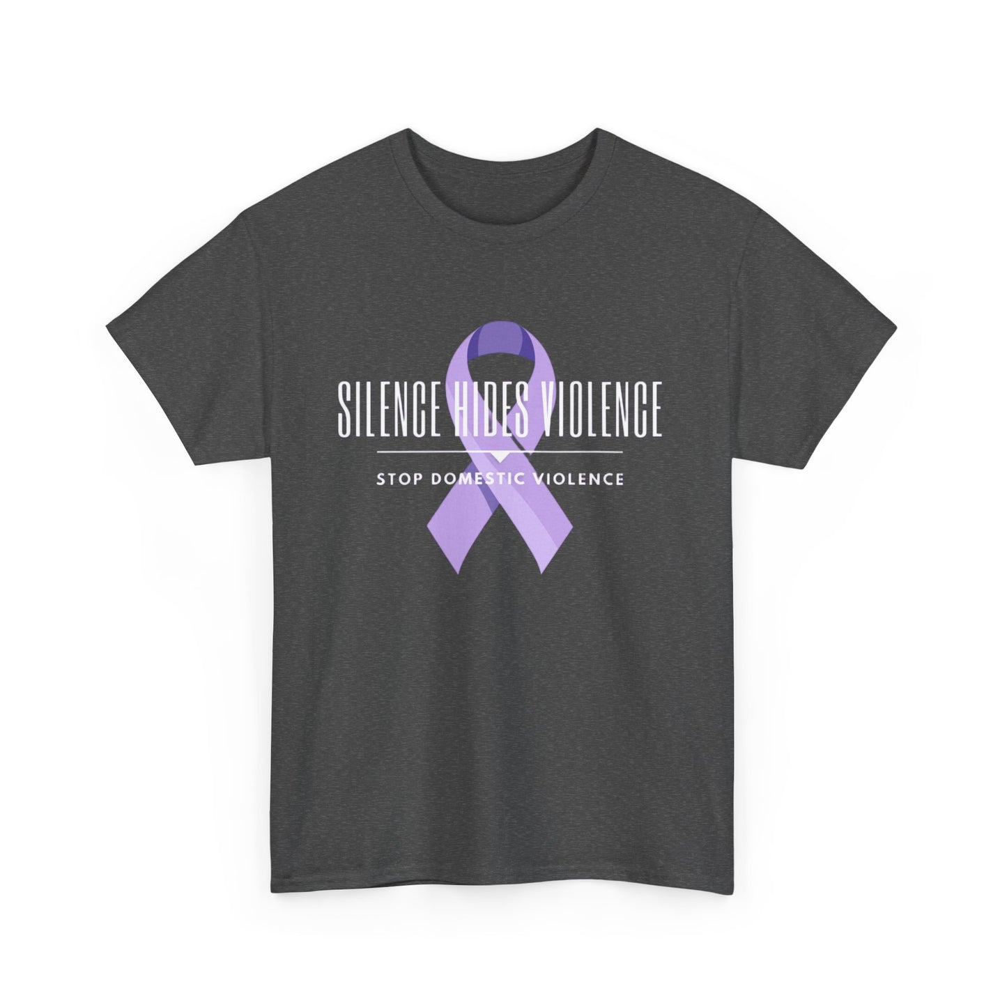 Awareness Ribbon Tee, Purple Ribbon Shirt, Supportive Cotton Top, Gift for Loved Ones, Unisex Casual Wear, Fundraiser Shirt