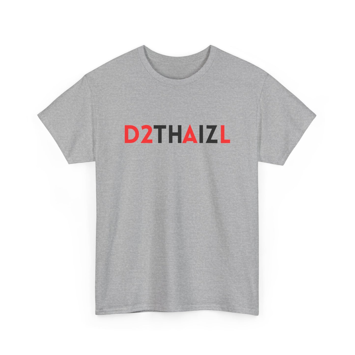 D2THAIZL Minimal Logo Tee — Graphic Logo White T-Shirt