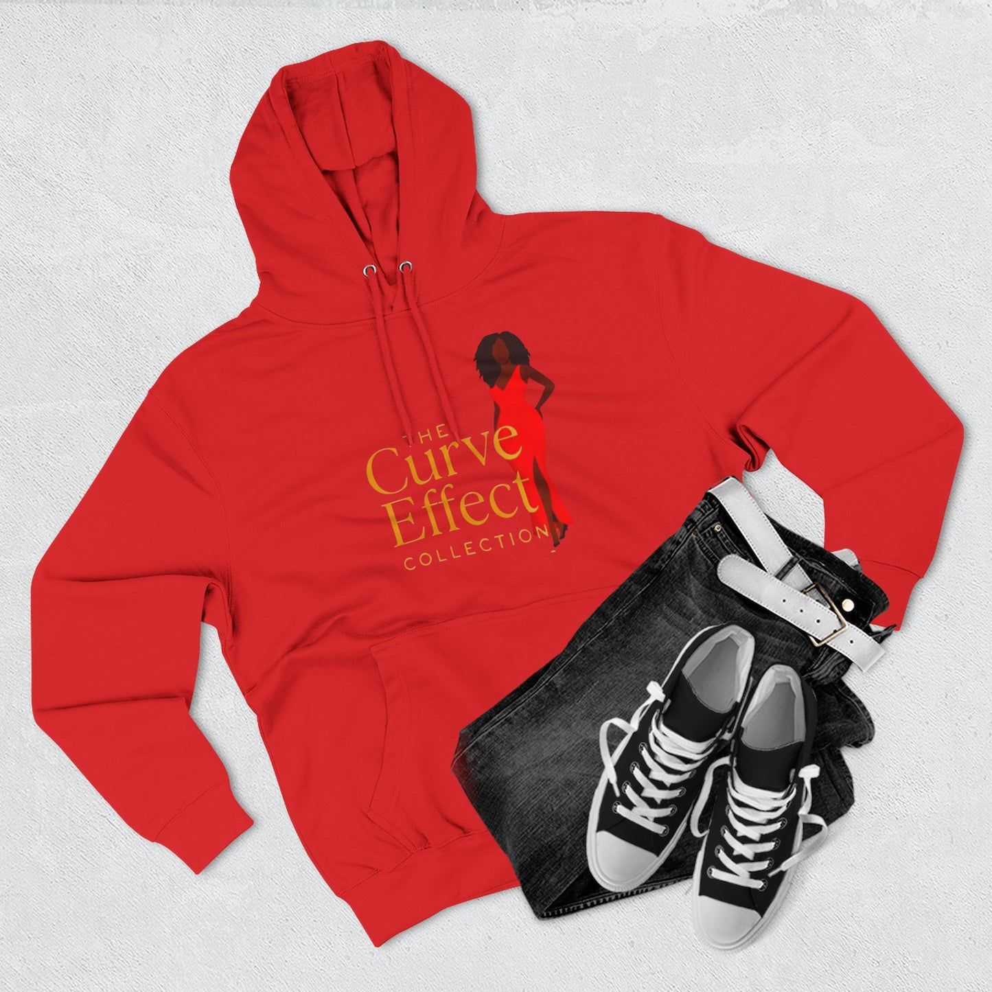 The Curve Effect Collection Fleece Hoodie