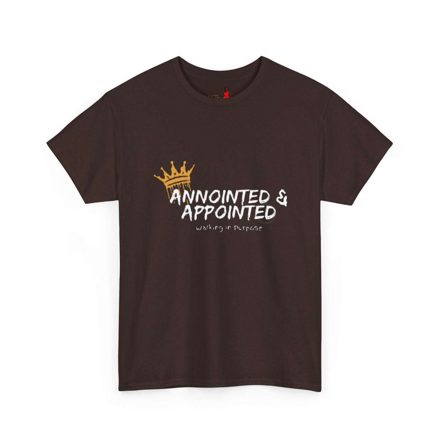 Crowned Unisex Heavy Cotton Tee, Casual T-Shirt, Gift for Friends, Everyday Wear, Birthday Present, Trendy Graphic Tee
