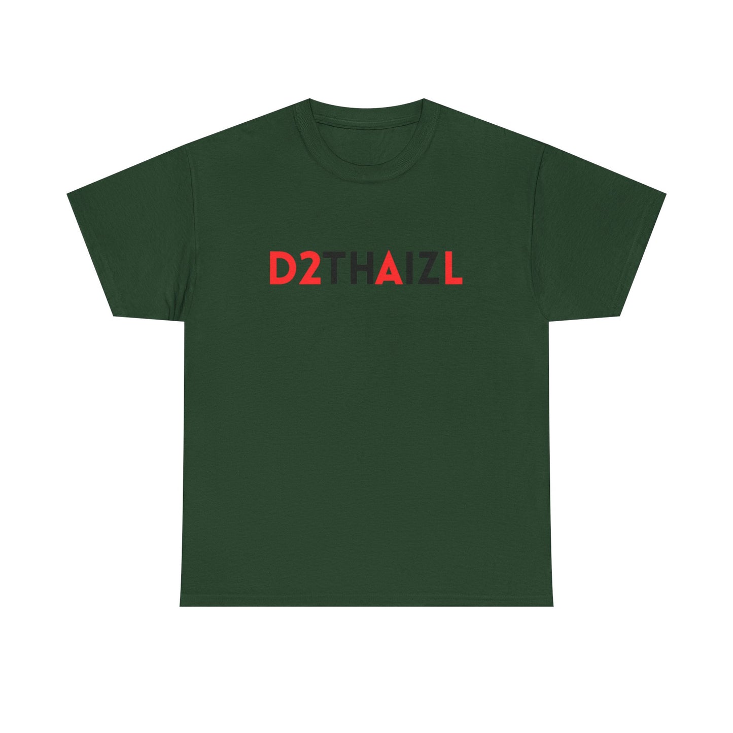 D2THAIZL Minimal Logo Tee — Graphic Logo White T-Shirt