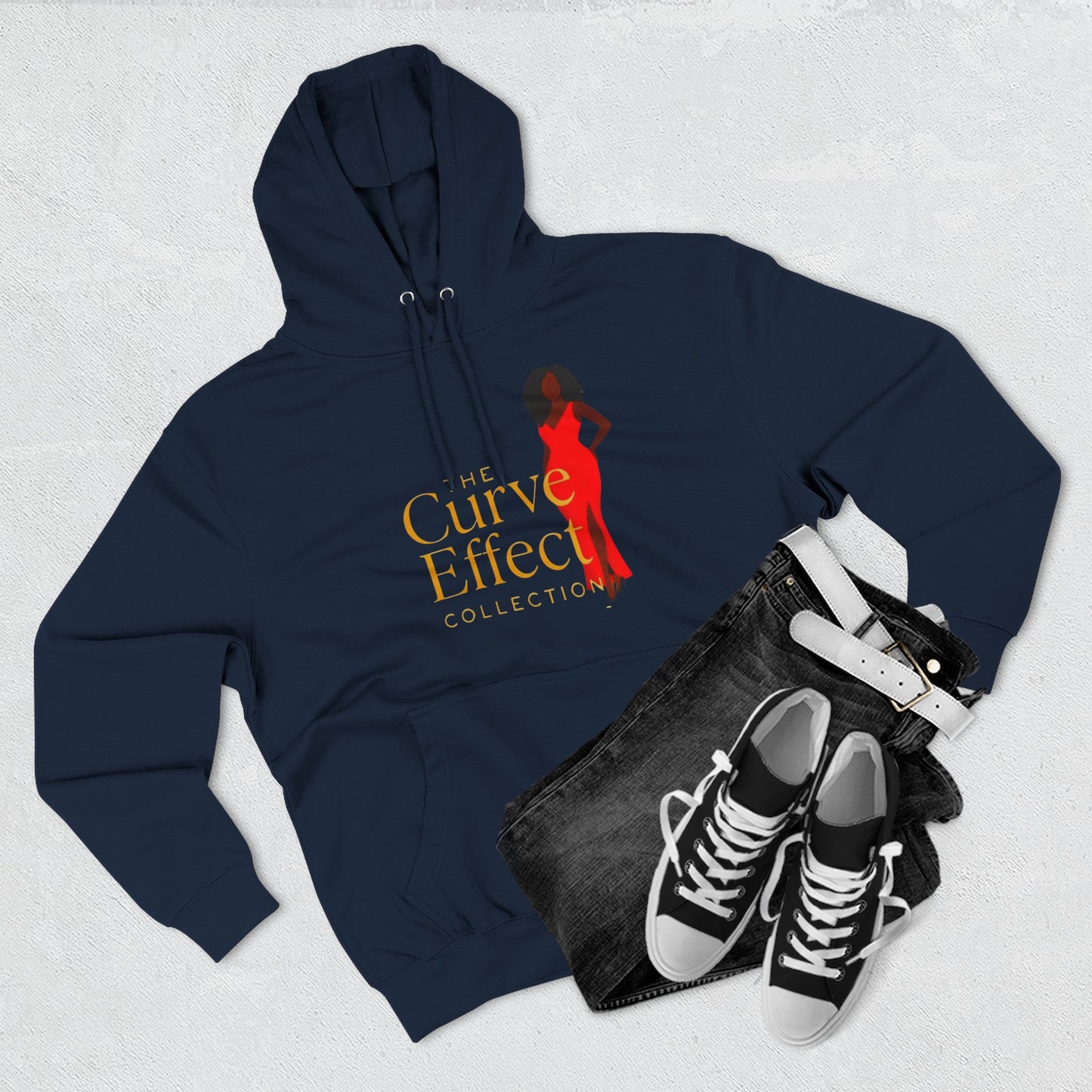 The Curve Effect Collection Fleece Hoodie