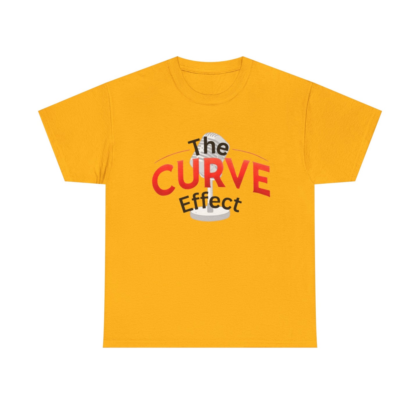 The Curve Effect Unisex Tee | Fun Graphic Shirt | Casual Wear, Gift for Friends, Music Lovers, Unique Style, Everyday Comfort