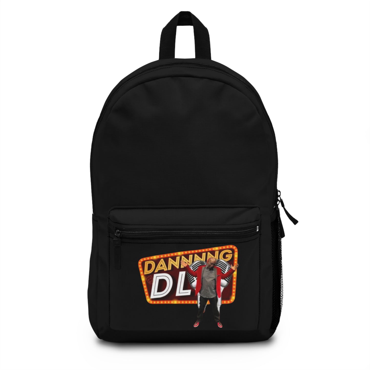 Danning DL Retro Neon Logo Backpack — Vintage Showman Graphic Bag