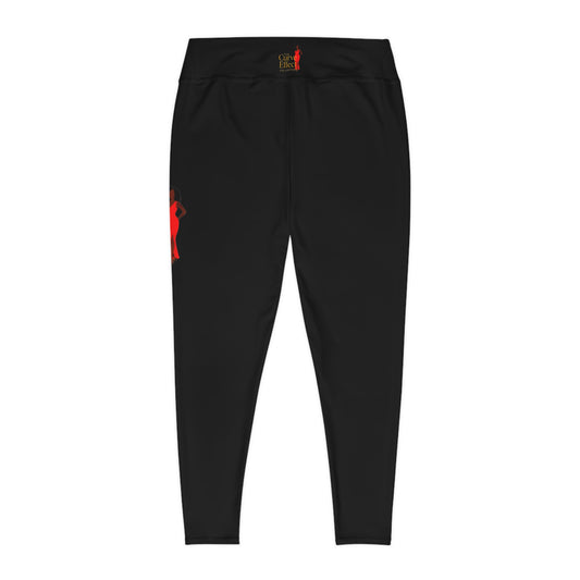 The Curve Effect Swag Shop Stylish Plus Size Leggings (AOP) for Comfort and Confidence | Curvy Fashion, Casual Wear, Exercise, Everyday Style, Gift Idea