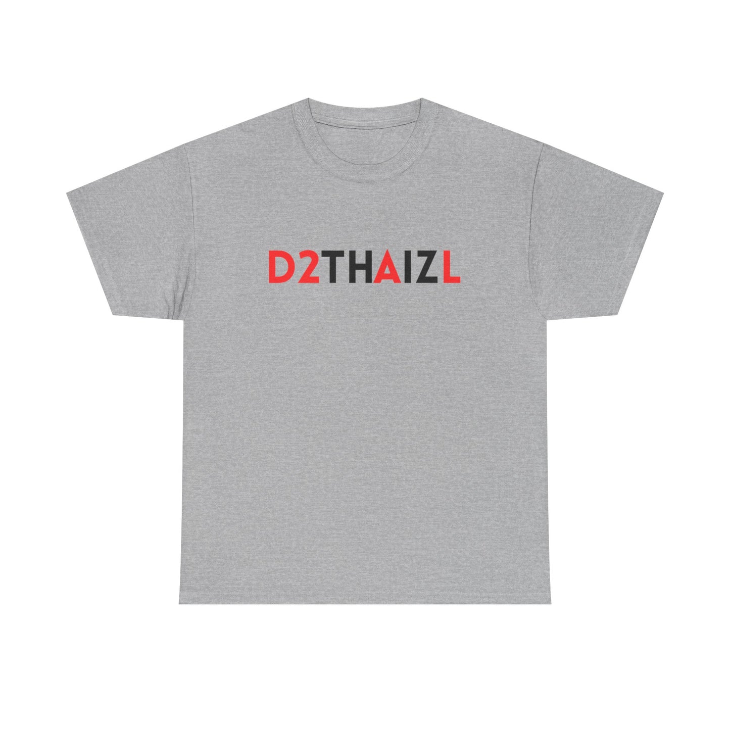 D2THAIZL Minimal Logo Tee — Graphic Logo White T-Shirt