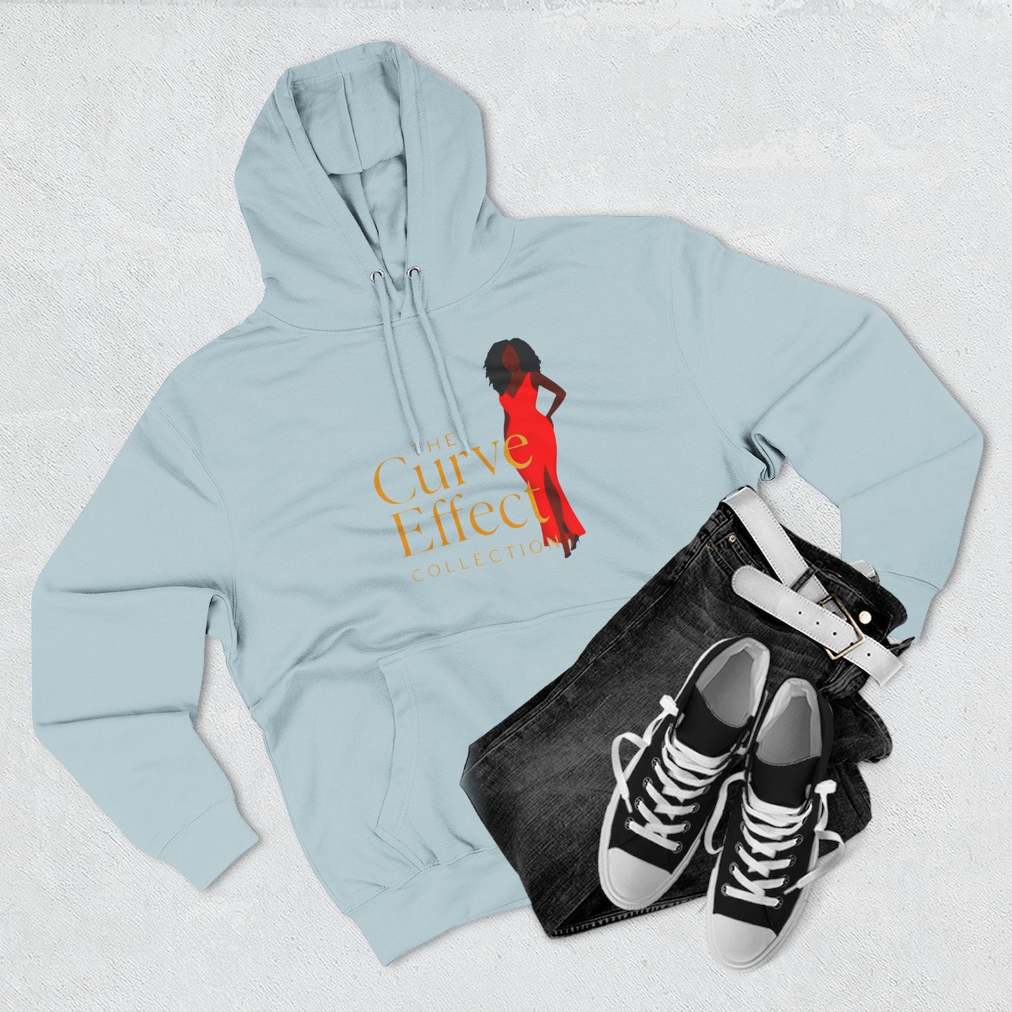 The Curve Effect Collection Fleece Hoodie