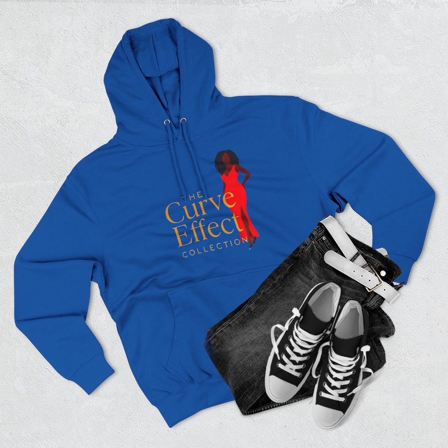 The Curve Effect Collection Fleece Hoodie