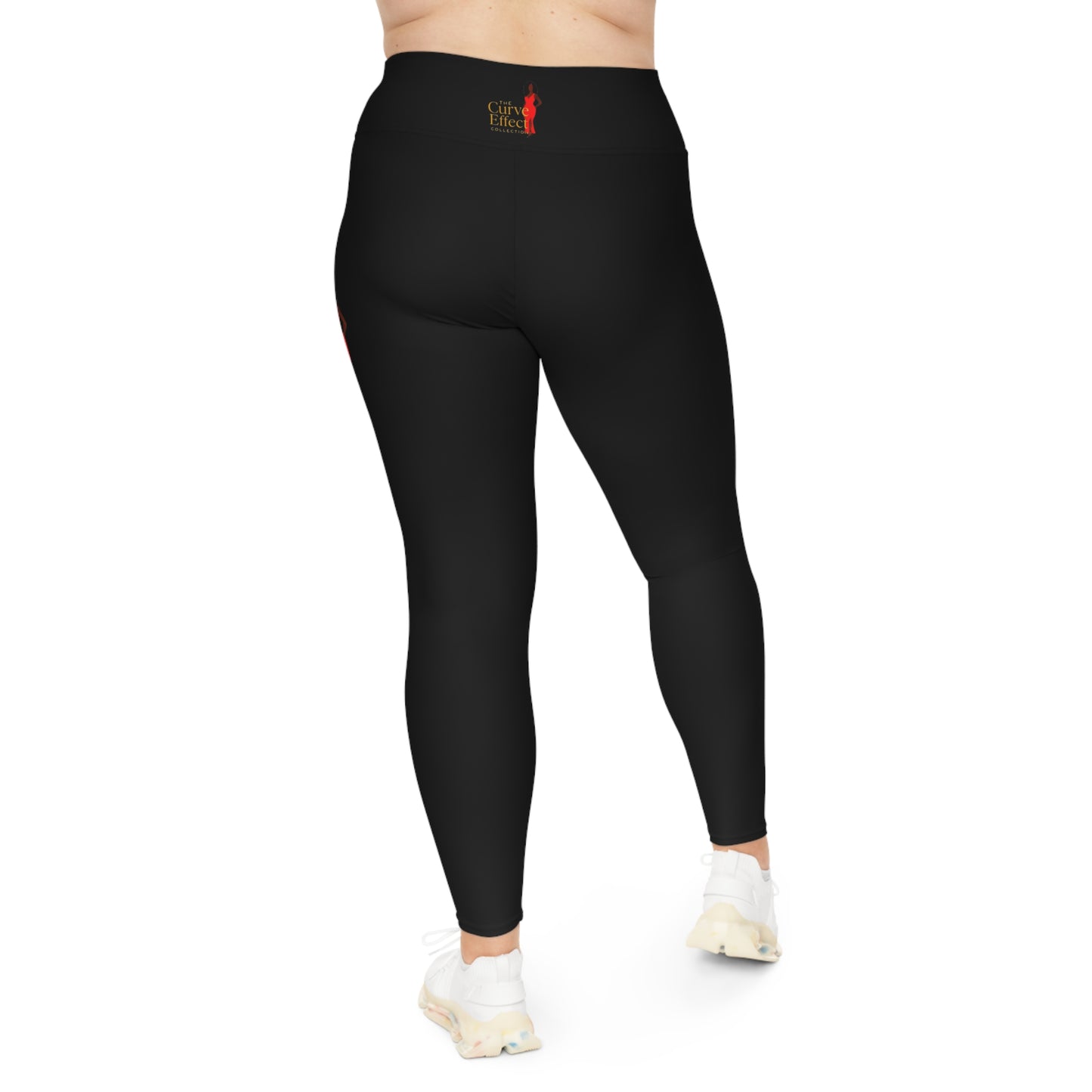The Curve Effect Swag Shop Stylish Plus Size Leggings (AOP) for Comfort and Confidence | Curvy Fashion, Casual Wear, Exercise, Everyday Style, Gift Idea