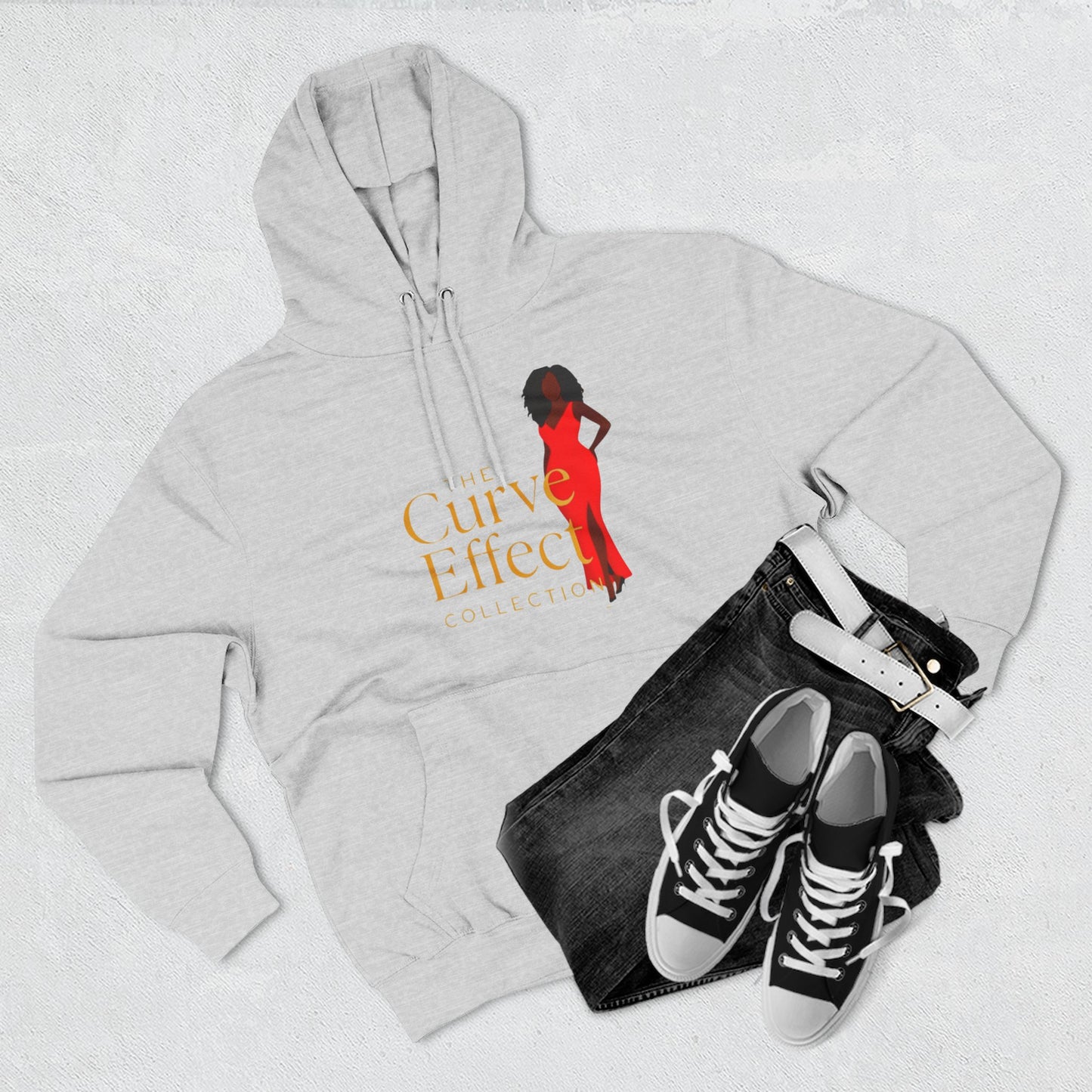 The Curve Effect Collection Fleece Hoodie