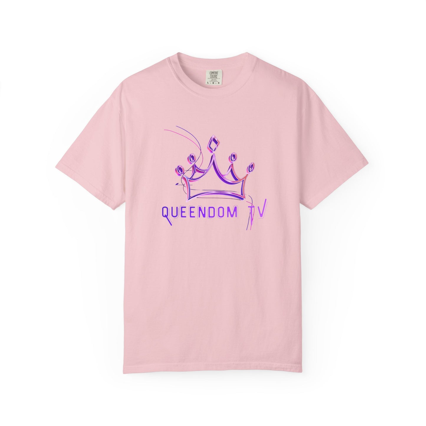 Queendom TV Crown T-Shirt — Feminine Purple Crown Graphic Tee