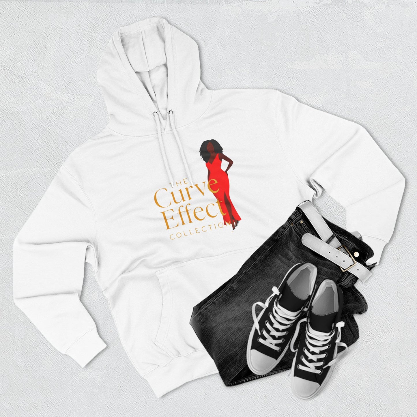 The Curve Effect Collection Fleece Hoodie
