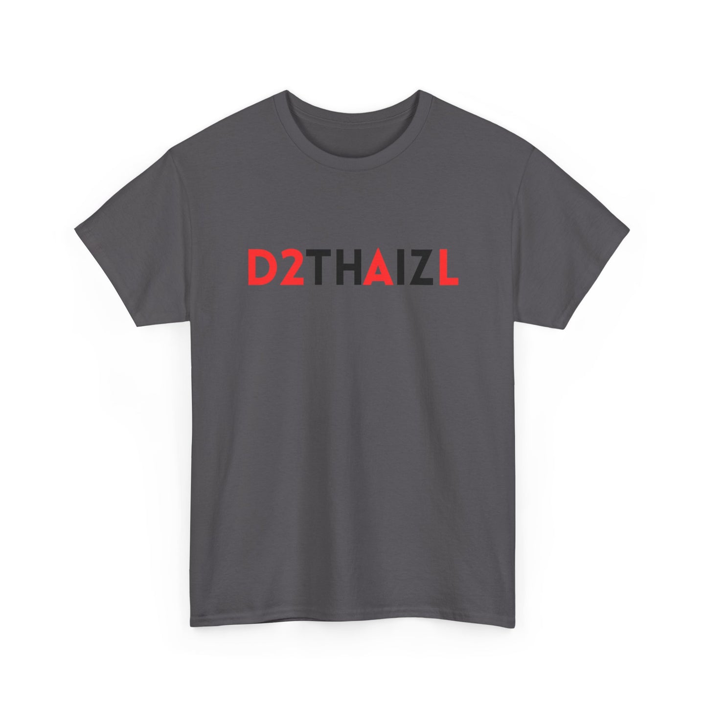 D2THAIZL Minimal Logo Tee — Graphic Logo White T-Shirt