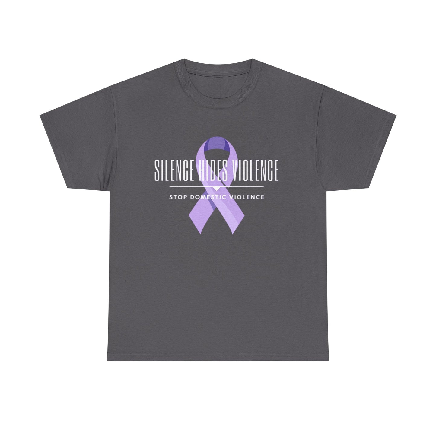 Awareness Ribbon Tee, Purple Ribbon Shirt, Supportive Cotton Top, Gift for Loved Ones, Unisex Casual Wear, Fundraiser Shirt