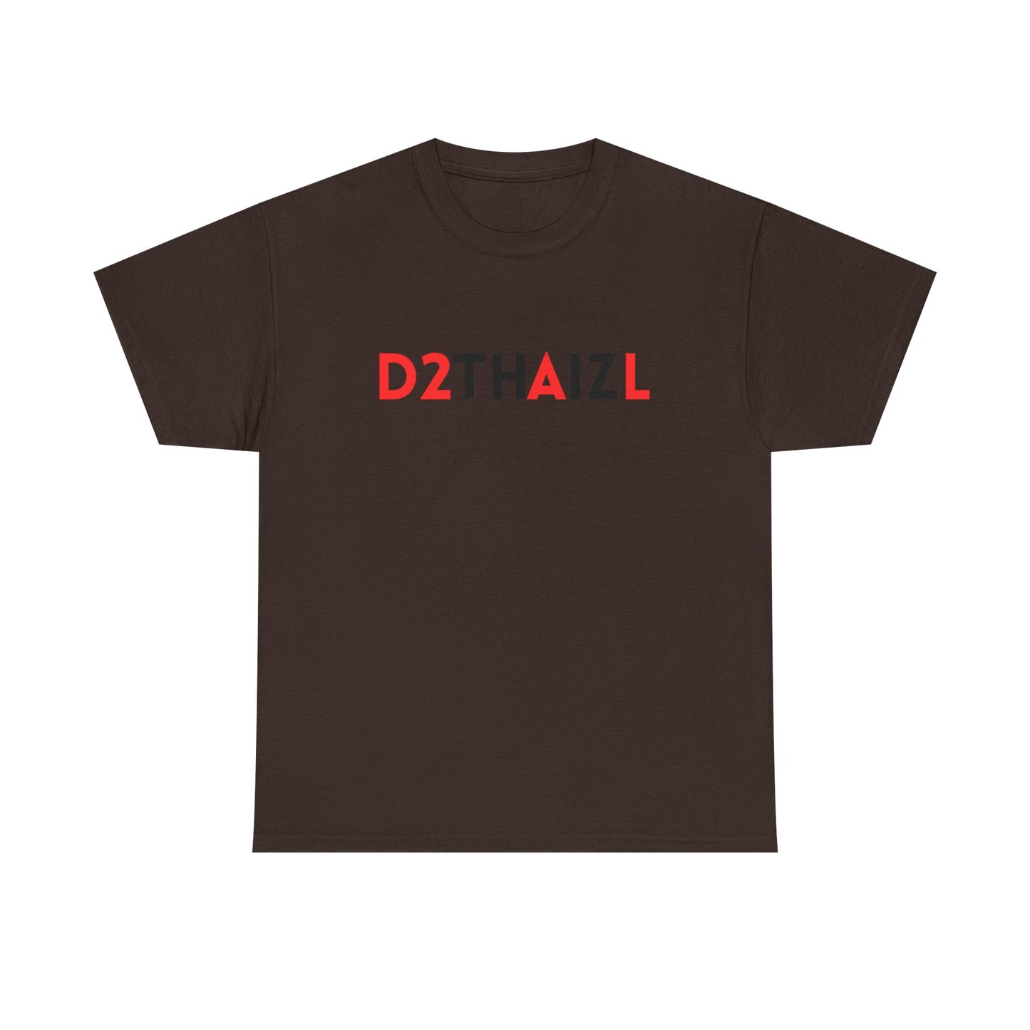 D2THAIZL Minimal Logo Tee — Graphic Logo White T-Shirt