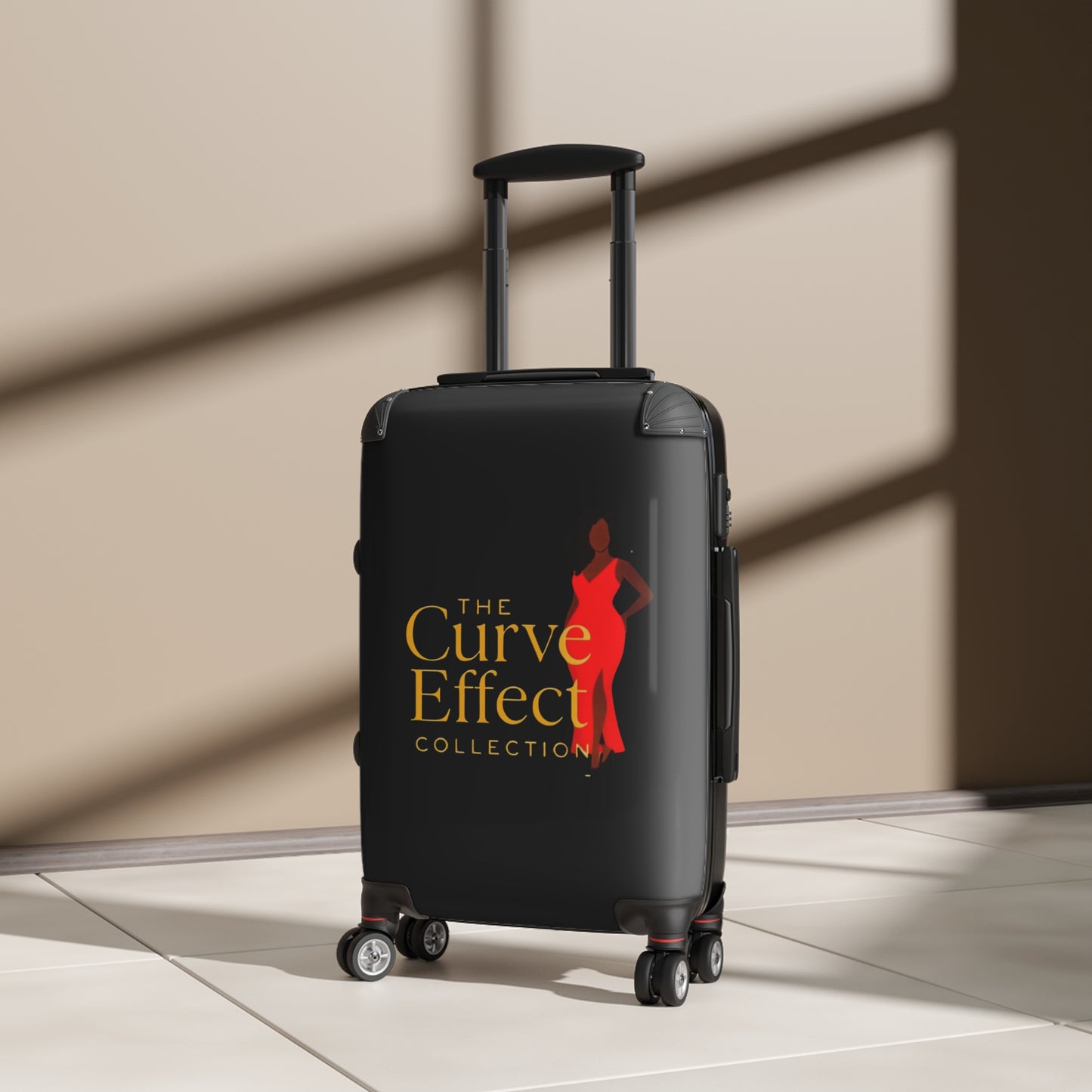 Stylish Travel Suitcase: The Curve Effect Collection, Luggage for Fashion Lovers, Travel Essentials, Adventure Gear, Jet Setter Bag, [...]