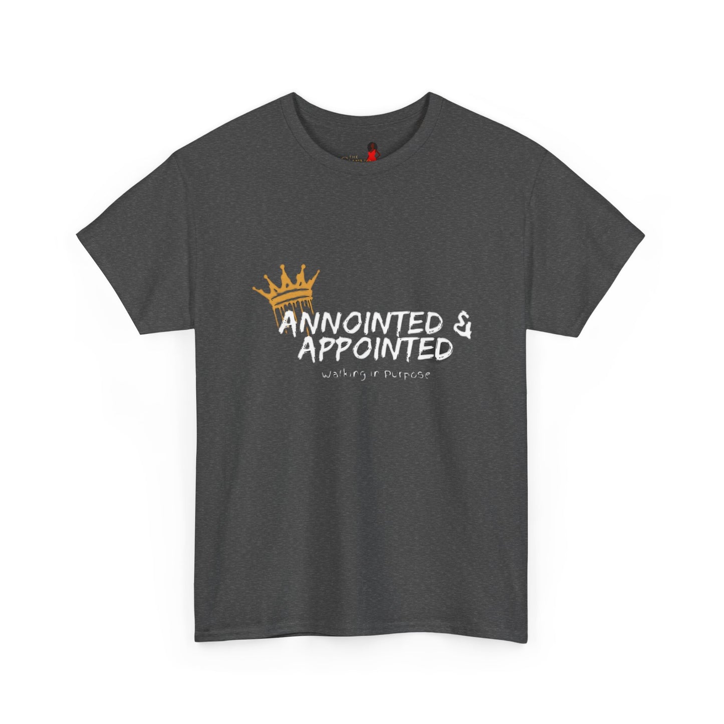 Crowned Unisex Heavy Cotton Tee, Casual T-Shirt, Gift for Friends, Everyday Wear, Birthday Present, Trendy Graphic Tee
