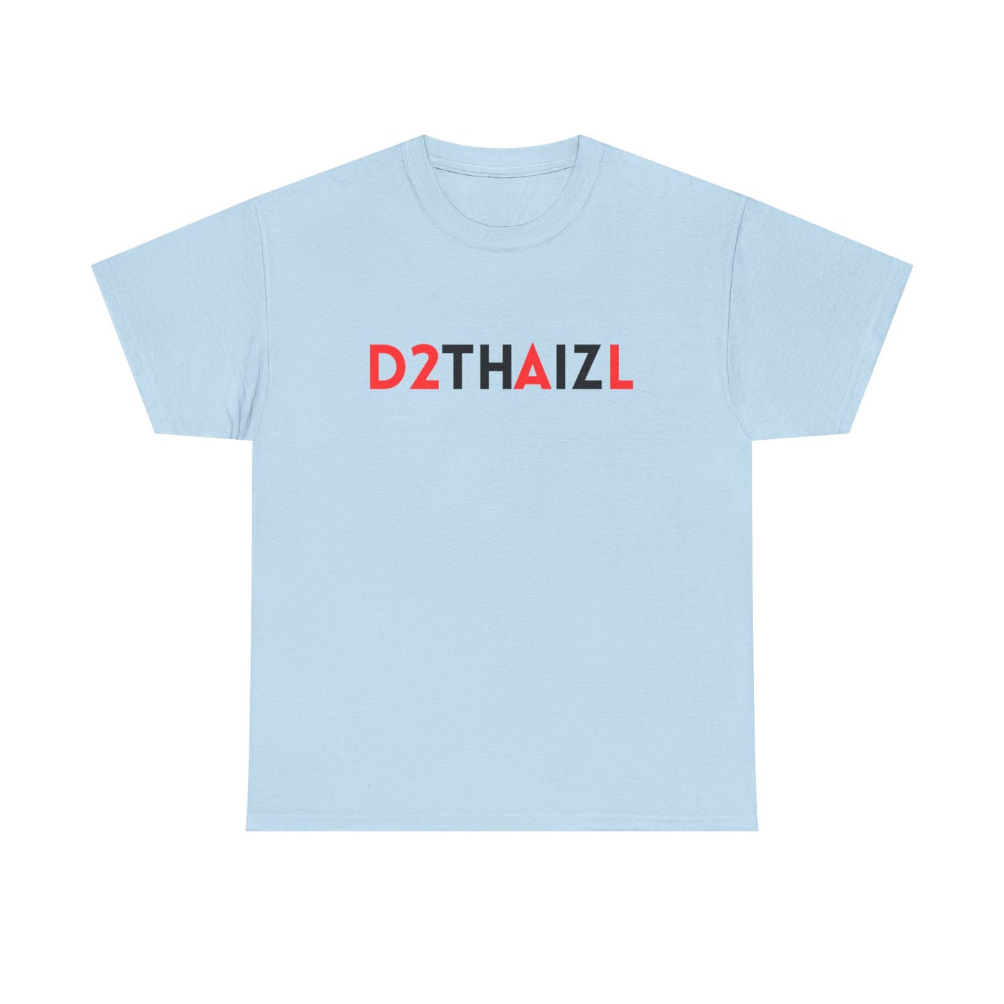 D2THAIZL Minimal Logo Tee — Graphic Logo White T-Shirt