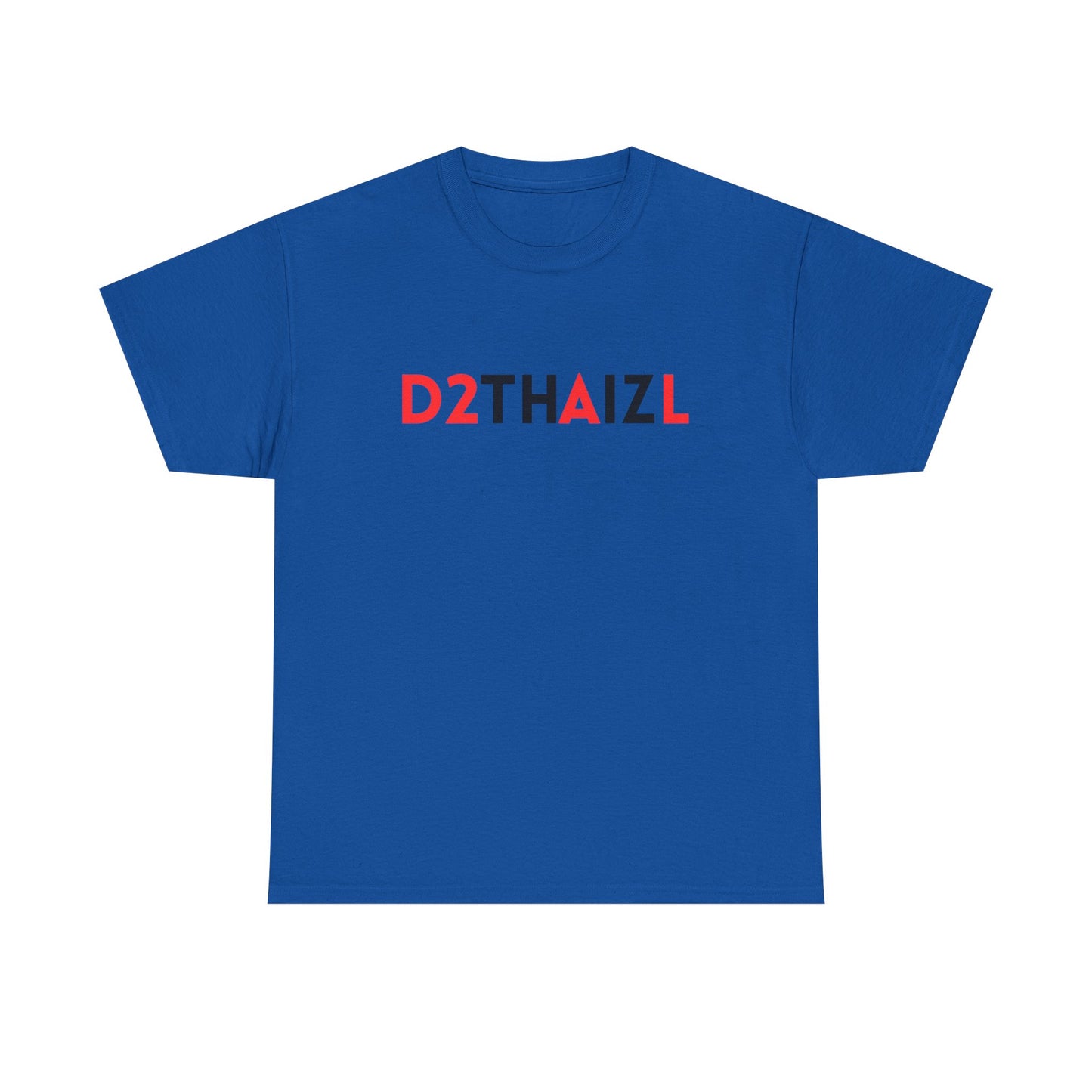 D2THAIZL Minimal Logo Tee — Graphic Logo White T-Shirt