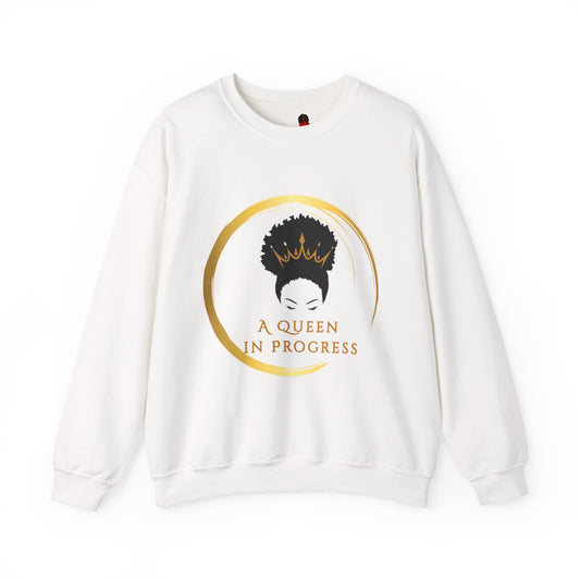 Empowering Queen Sweatshirt, Cozy Crewneck, Perfect Gift for Her, Self-Love, Women's Fashion, Everyday Comfort