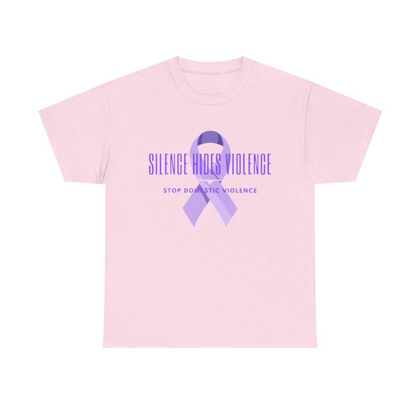 Awareness Ribbon Tee, Purple Ribbon Shirt, Supportive Cotton Top, Gift for Loved Ones, Unisex Casual Wear, Fundraiser Shirt