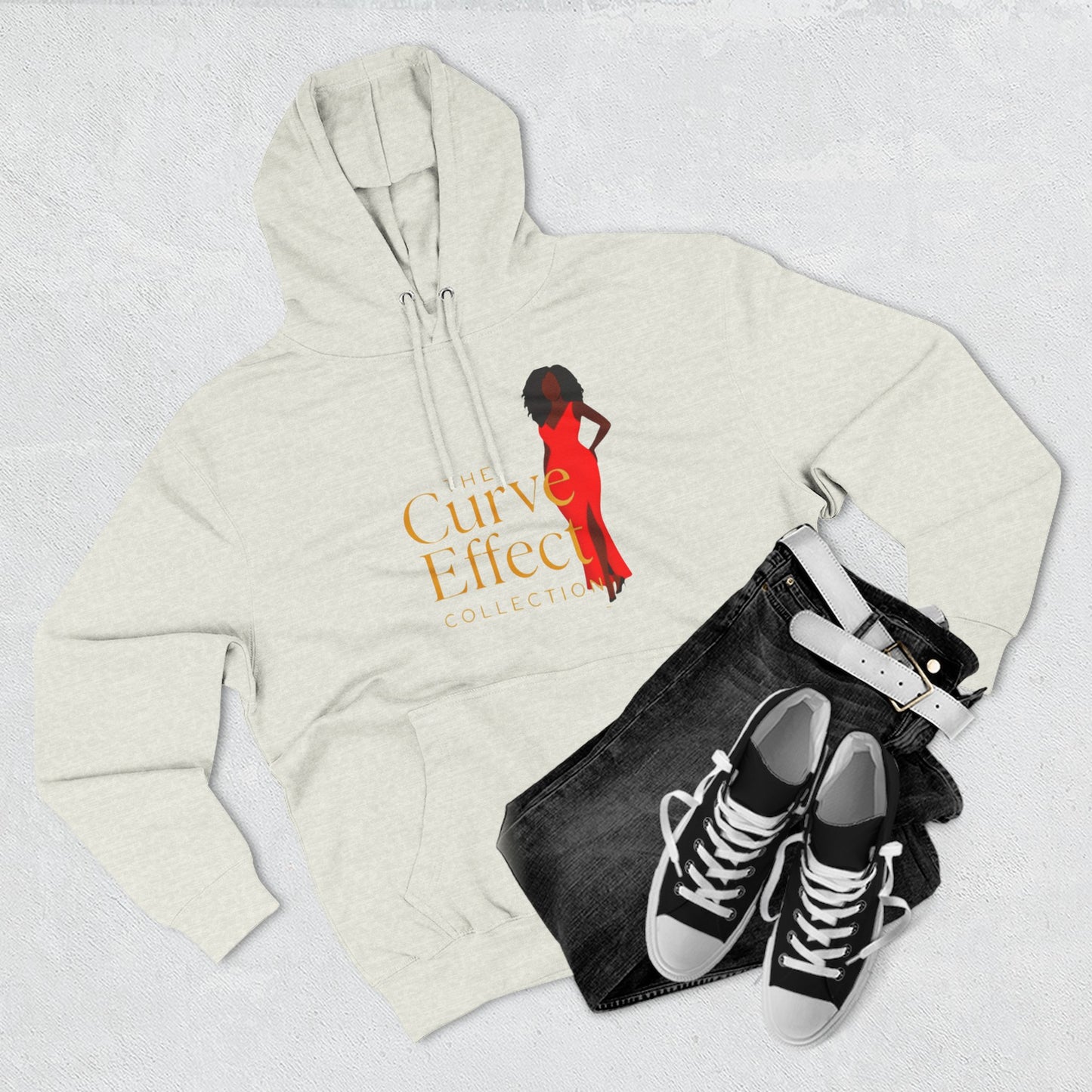The Curve Effect Collection Fleece Hoodie