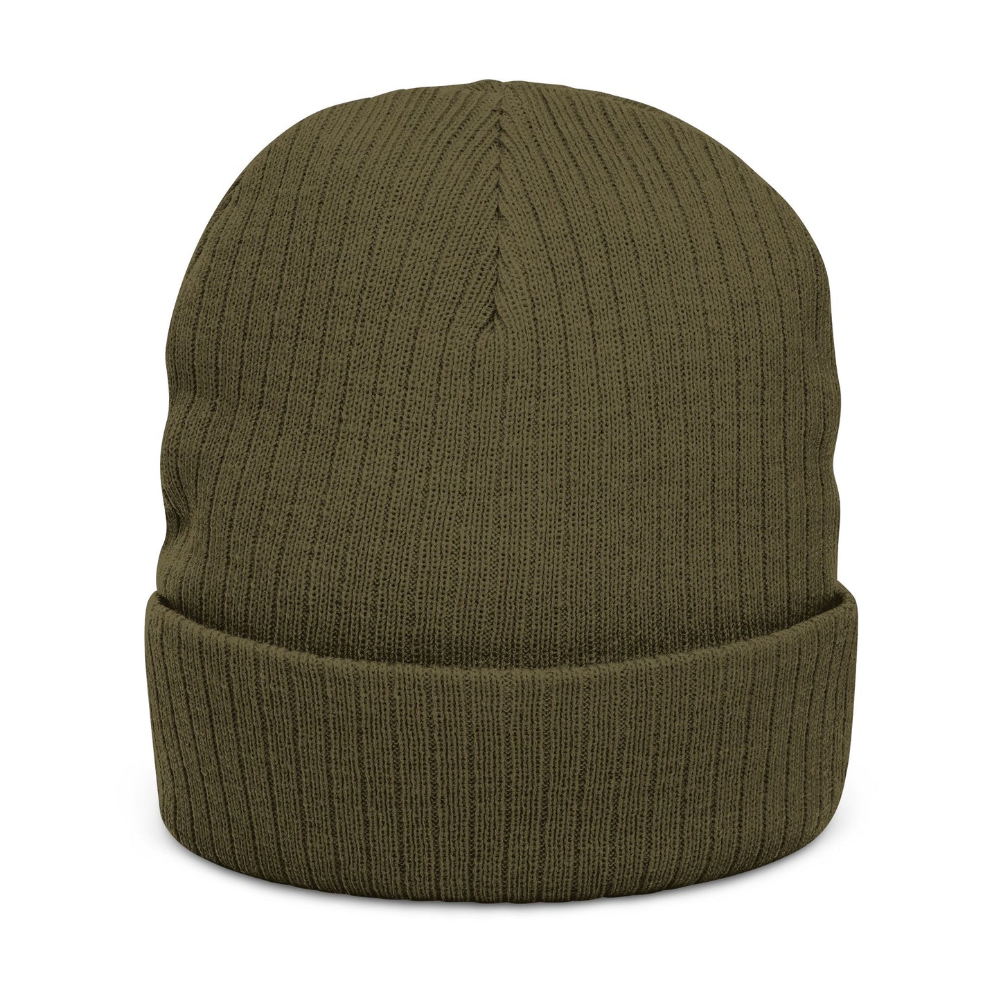 Stylish Ribbed Knit Beanie with Embroidery, Cozy Winter Hat, Customizable Headwear, Fashionable Accessory, Unisex Beanie for All Seasons