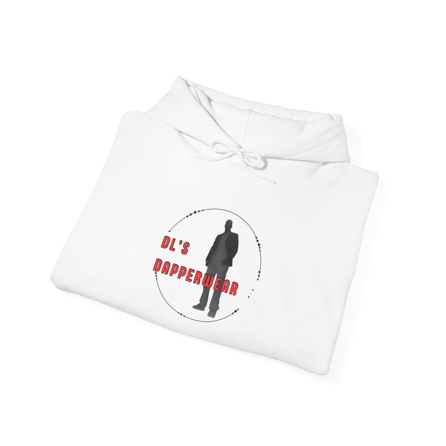 DL's Dapper Barber Hoodie — Men's Barber Shop Silhouette Sweatshirt