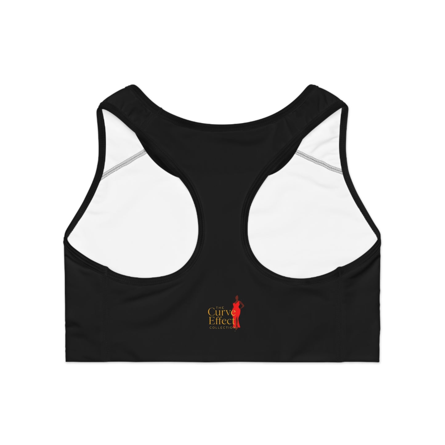 The Curve Effect Collection Stylish Sports Bra with Curve Effect Design | Athletic Wear, Gym Top, Fitness Apparel, Workout Gear, Activewear