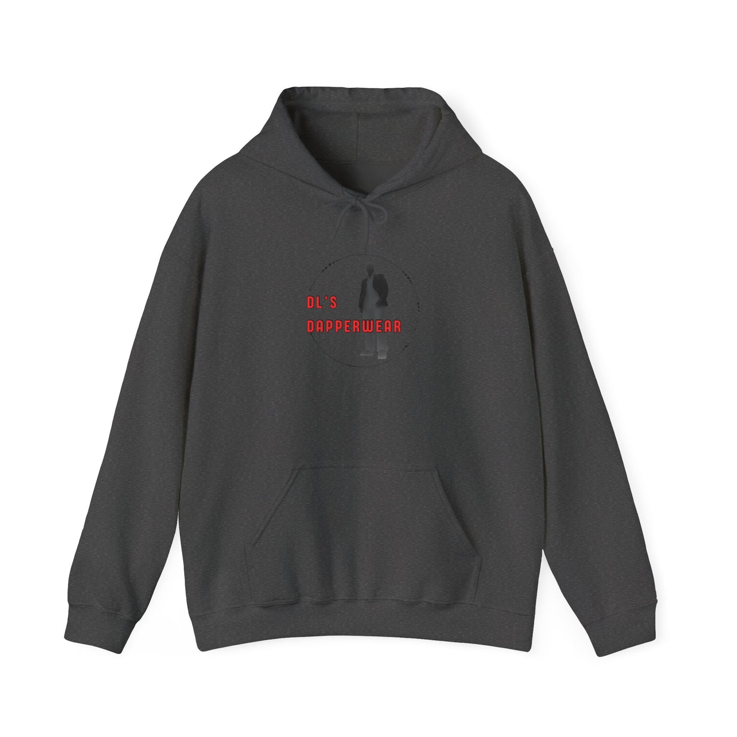 DL's Dapper Barber Hoodie — Men's Barber Shop Silhouette Sweatshirt
